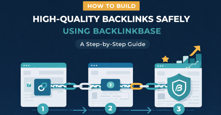 step by step process of building high quality backlinks safely for SEO